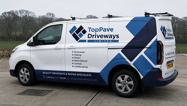 Top Pave Driveways van - Canterbury & Dover driveway specialists
