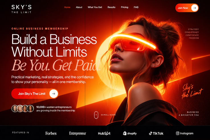Landing Page sample, Websites