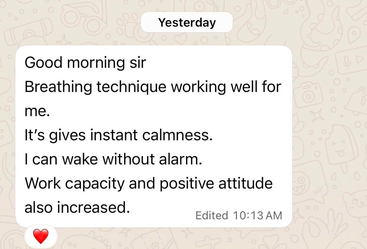 Client testimonial