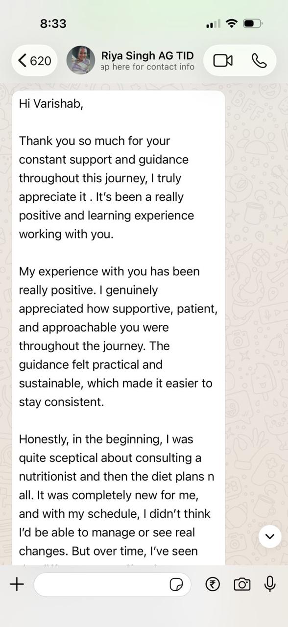 Client testimonial