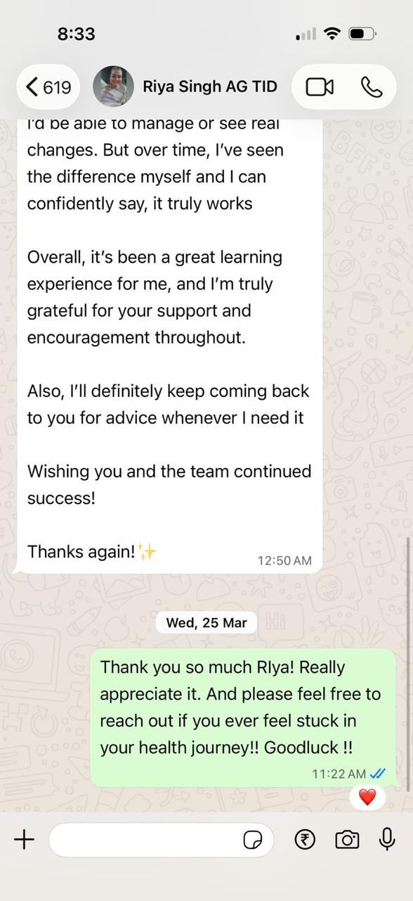 Client testimonial