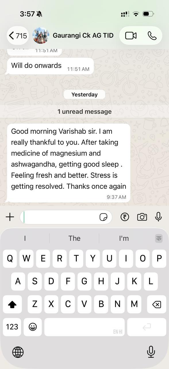Client testimonial
