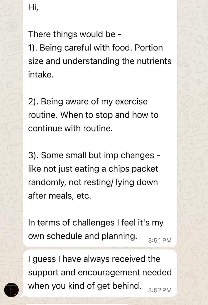 Client testimonial