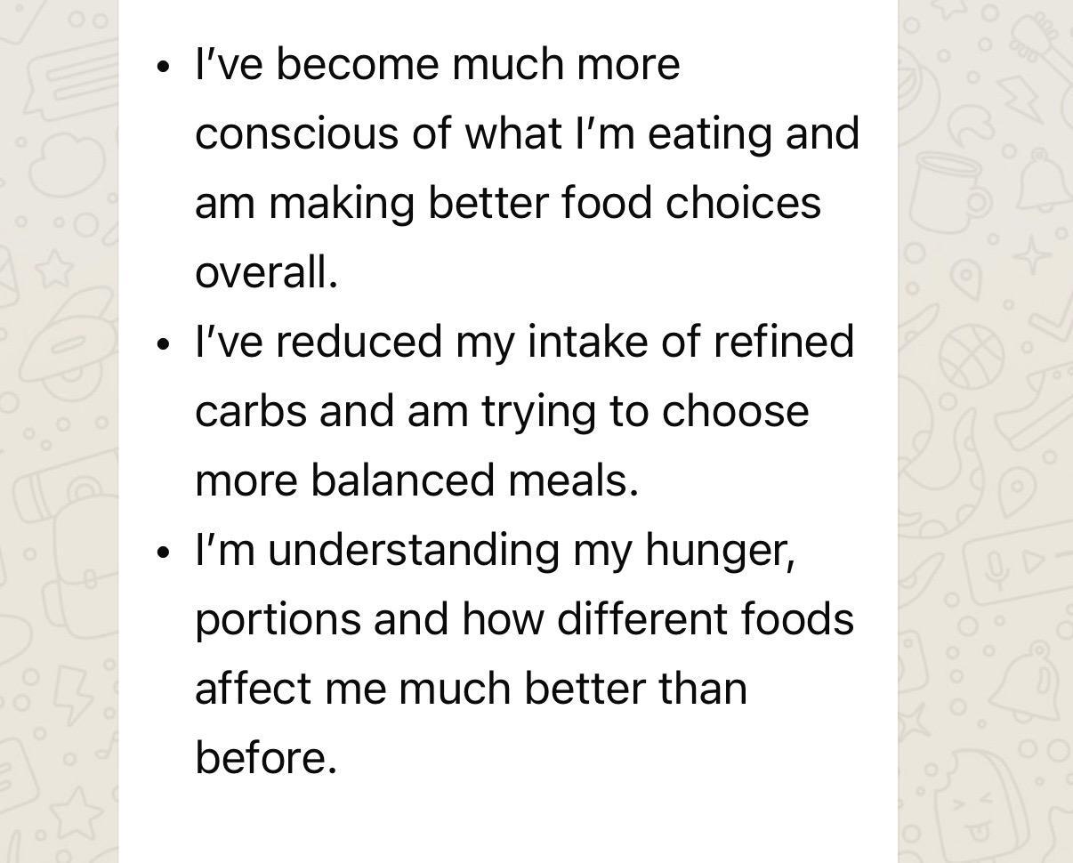 Client testimonial