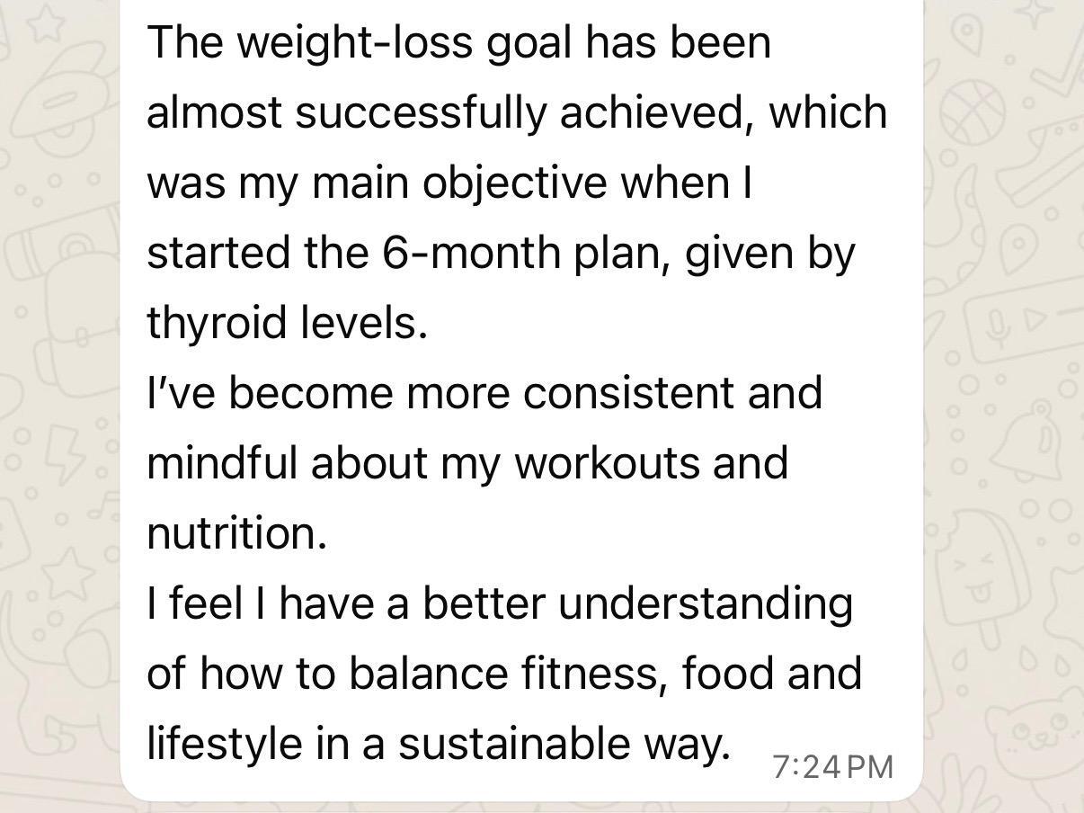 Client testimonial