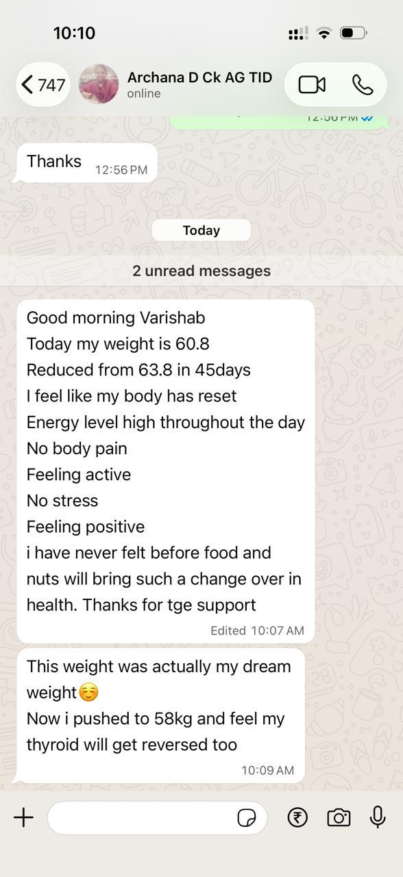 Client testimonial