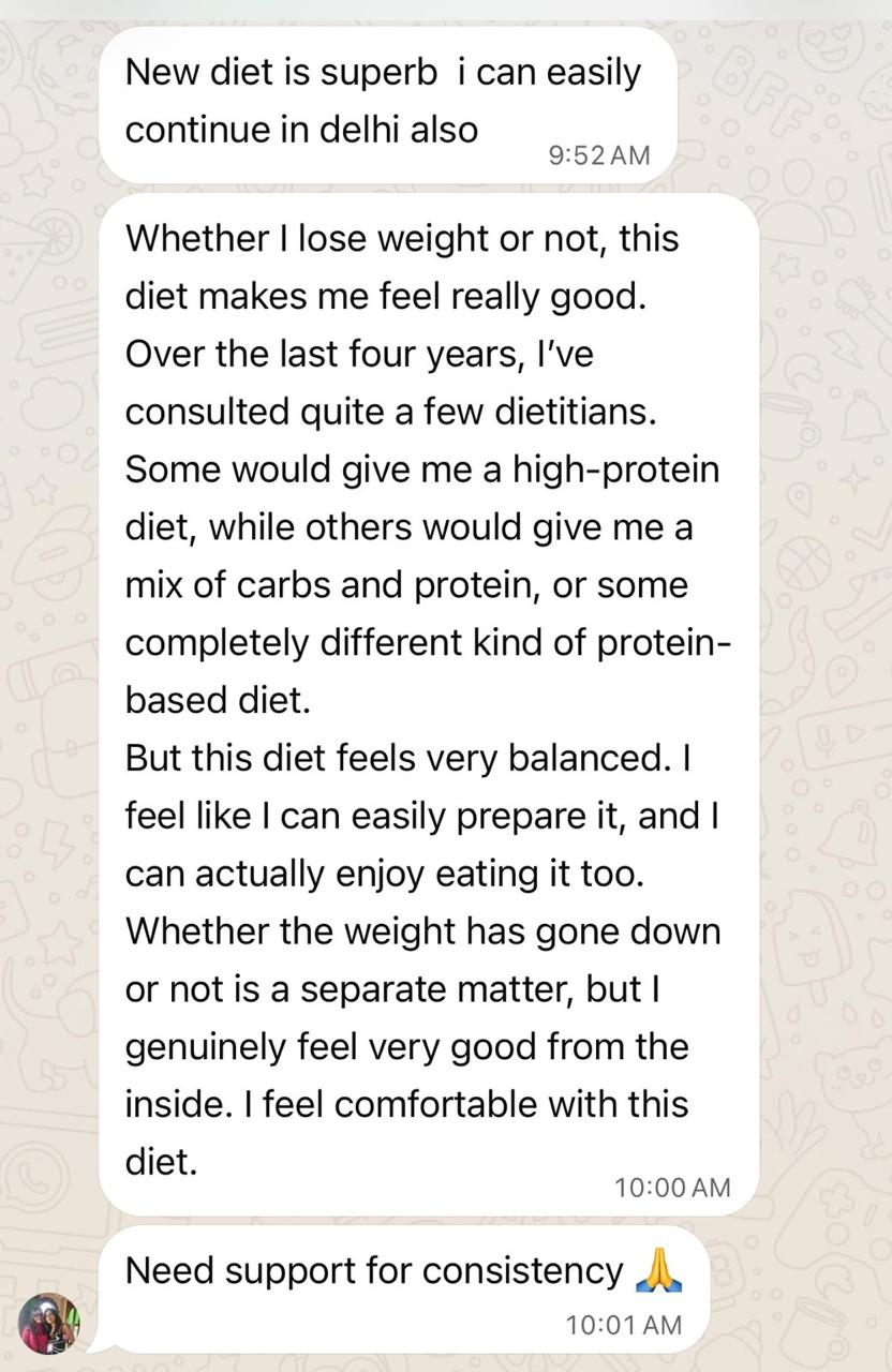 Client testimonial