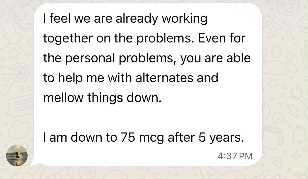 Client testimonial