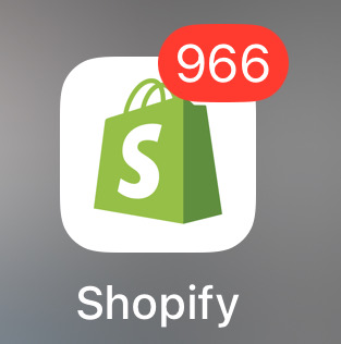 966 encomendas Shopify