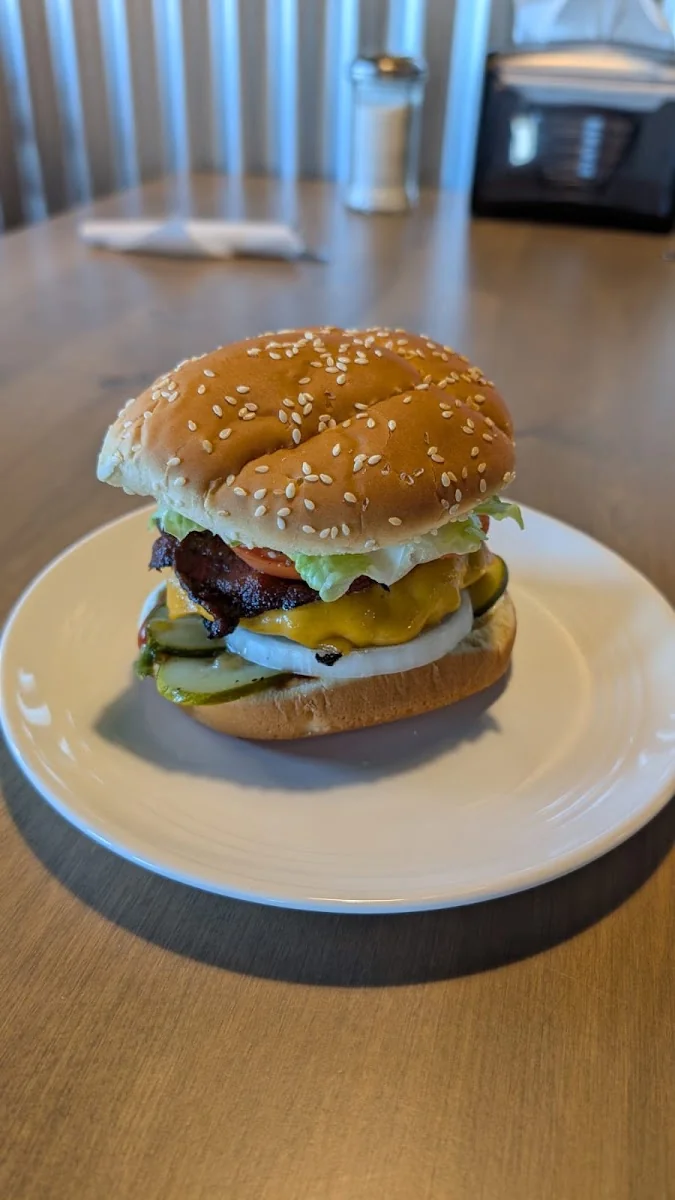 Authentic Harvest Table Burger