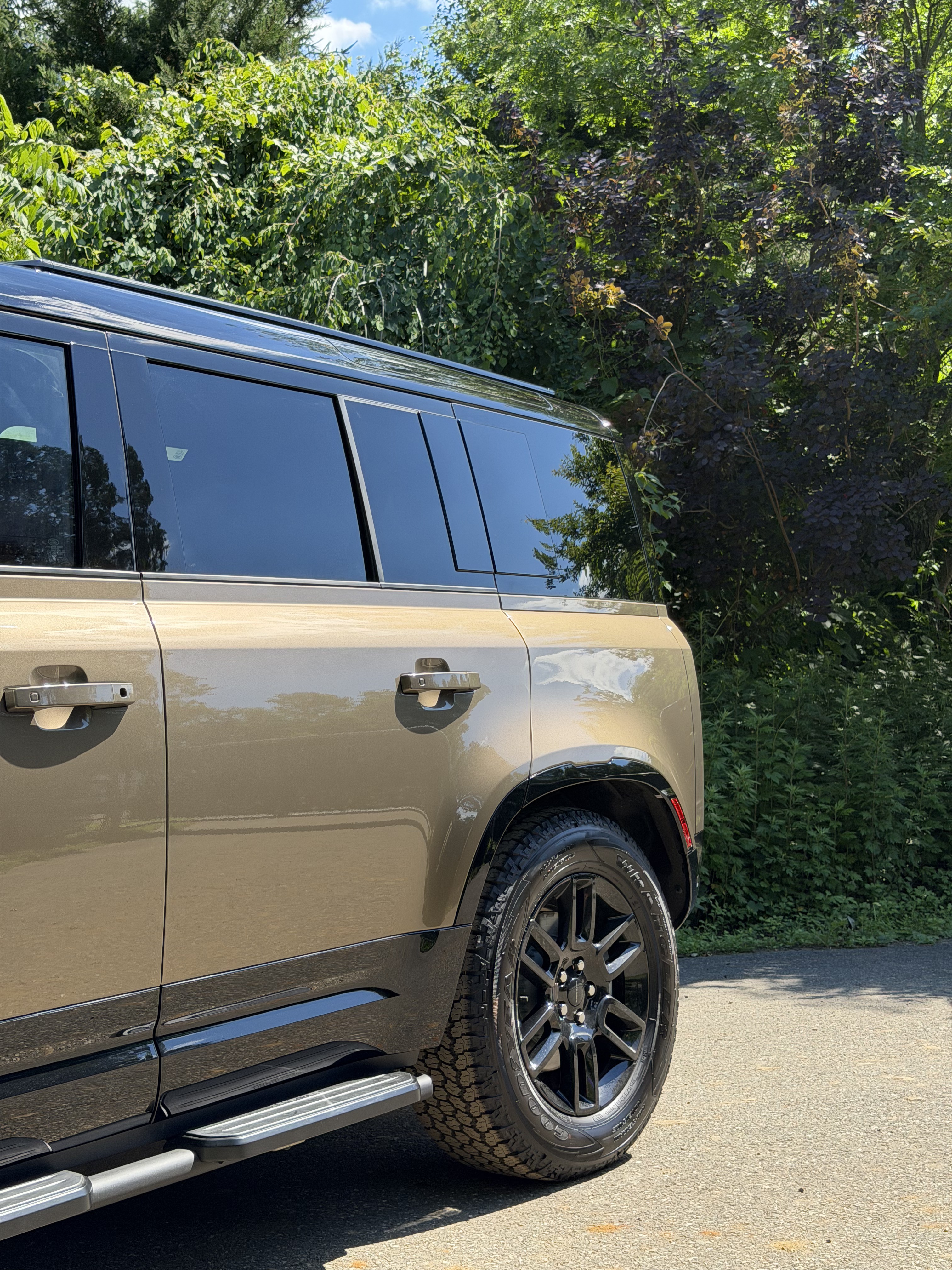 Land Rover Defender PPF Rear Shot