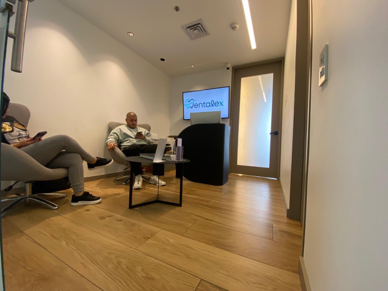Clinic reception and waiting area