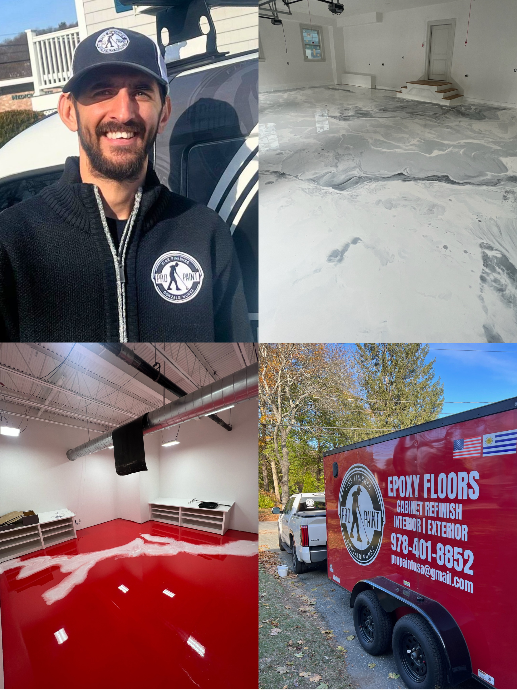 ProPaint specializes in epoxy floor coatings in Gloucester, ensuring garages and patios look stunning and last for years.