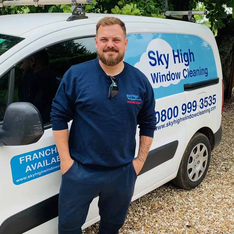 Mark, Sky High franchisee in North Somerset