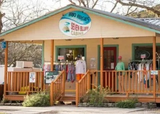Photo of Frio Fergie's River Store, a shop providing river essentials for tubing and floating the Frio River in Concan, Texas.