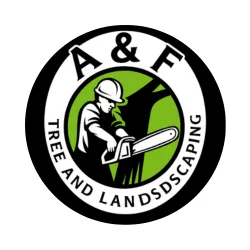 A & F Tree and Landscaping logo
