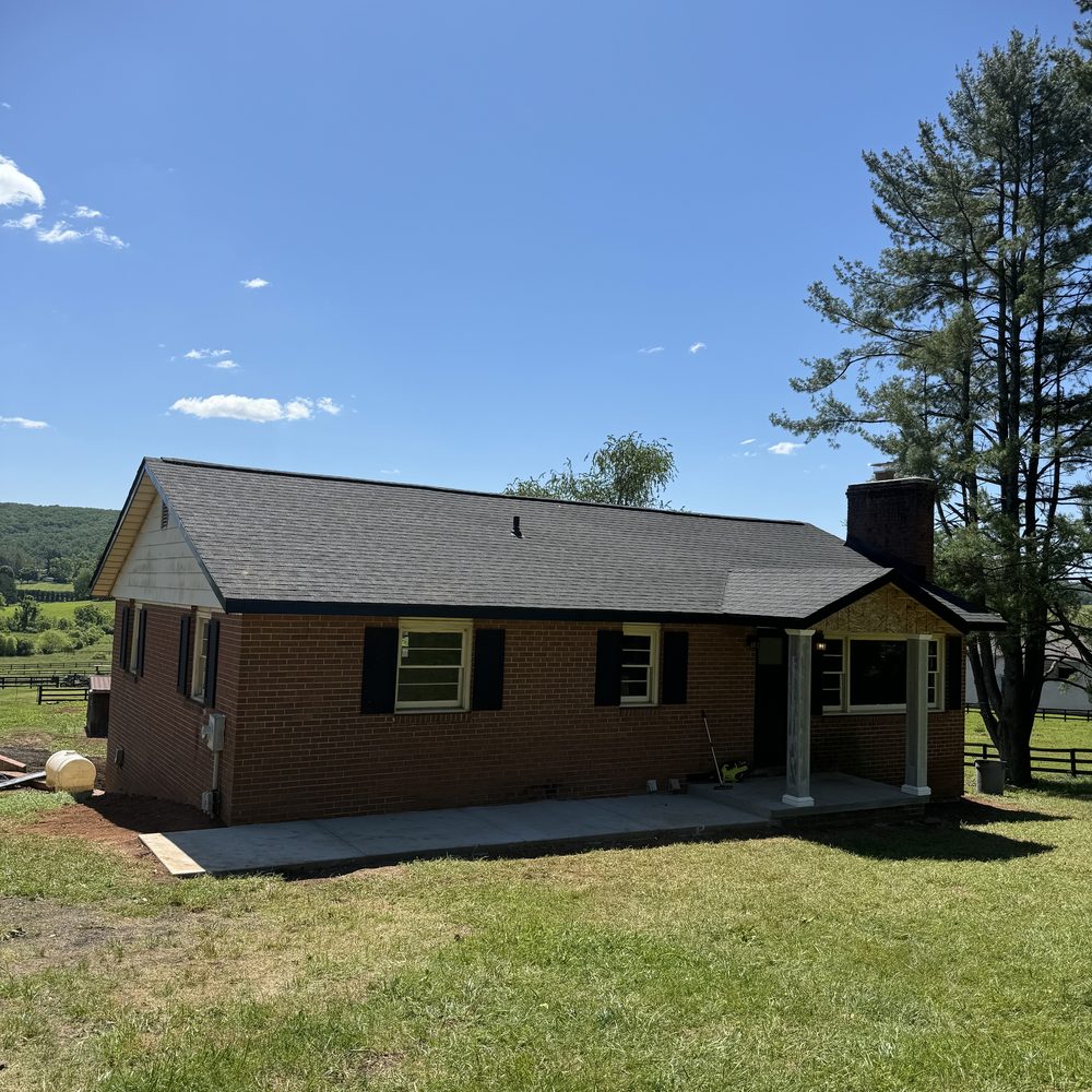 Finished brick ranch with new roof