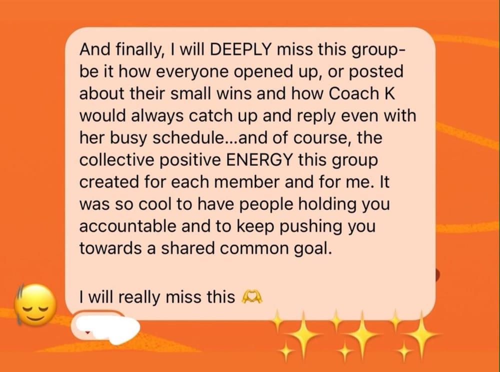 Client testimonial