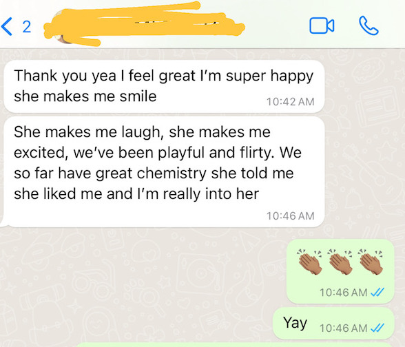 Client testimonial