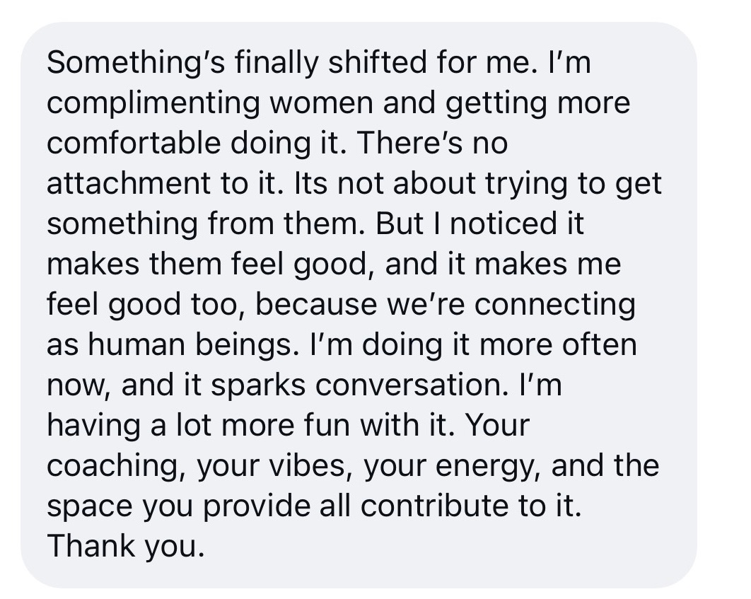 Client testimonial
