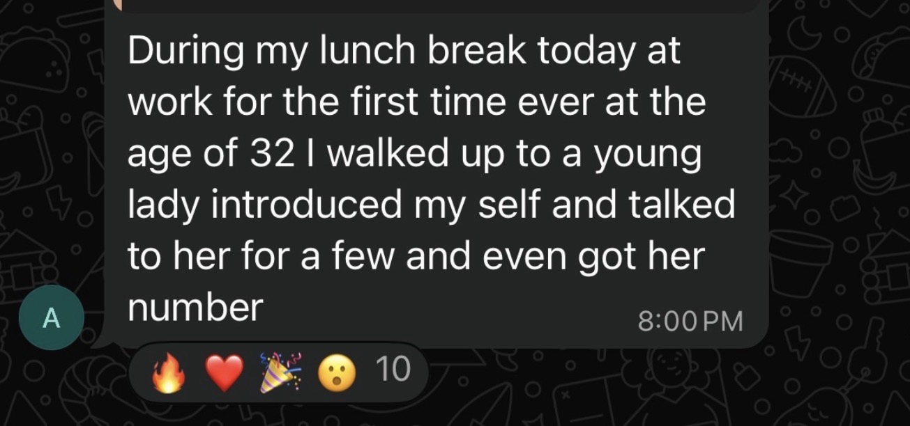 Client testimonial