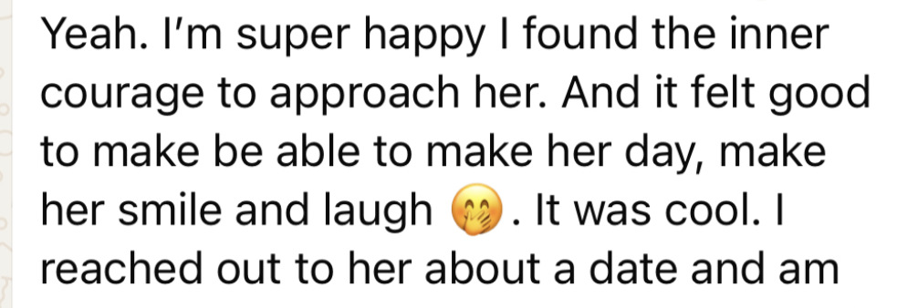 Client testimonial