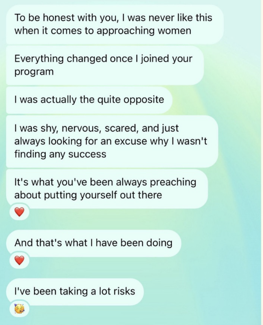 Client testimonial