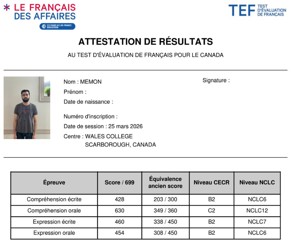 Test Result