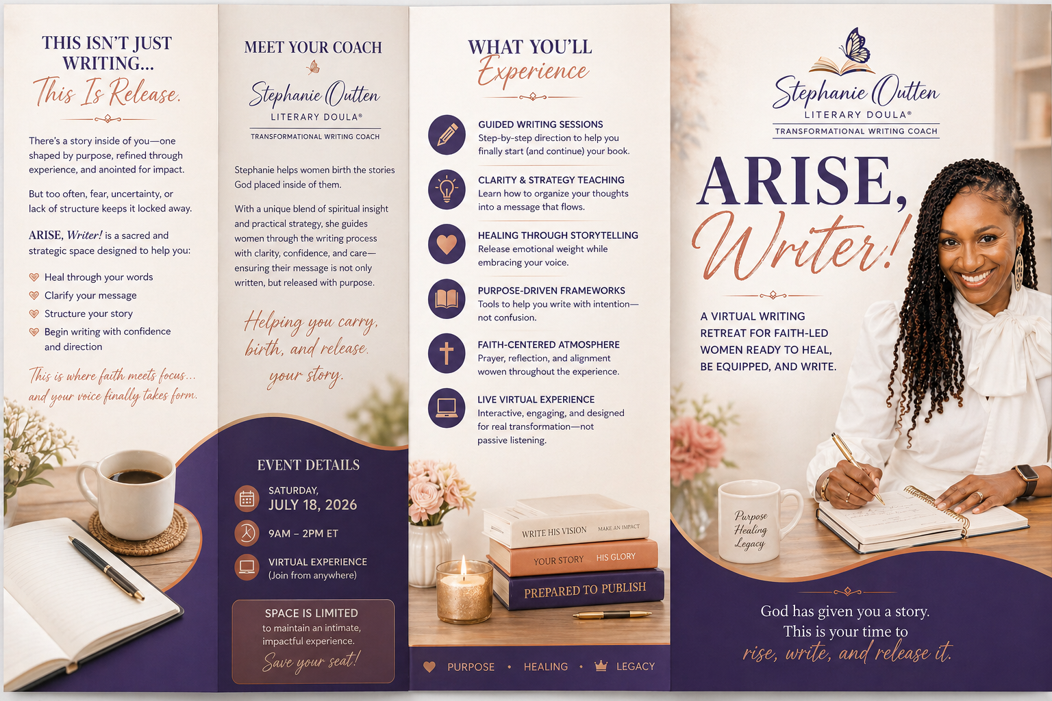 Arise, Writer! Retreat Brochure