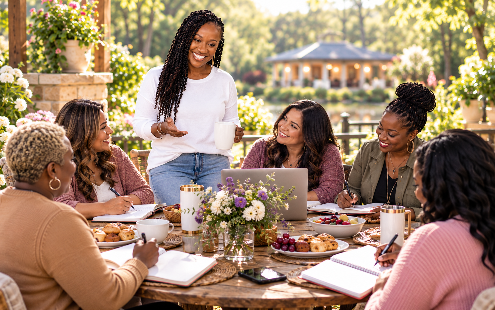 Anointed Writers Retreat worship and writing