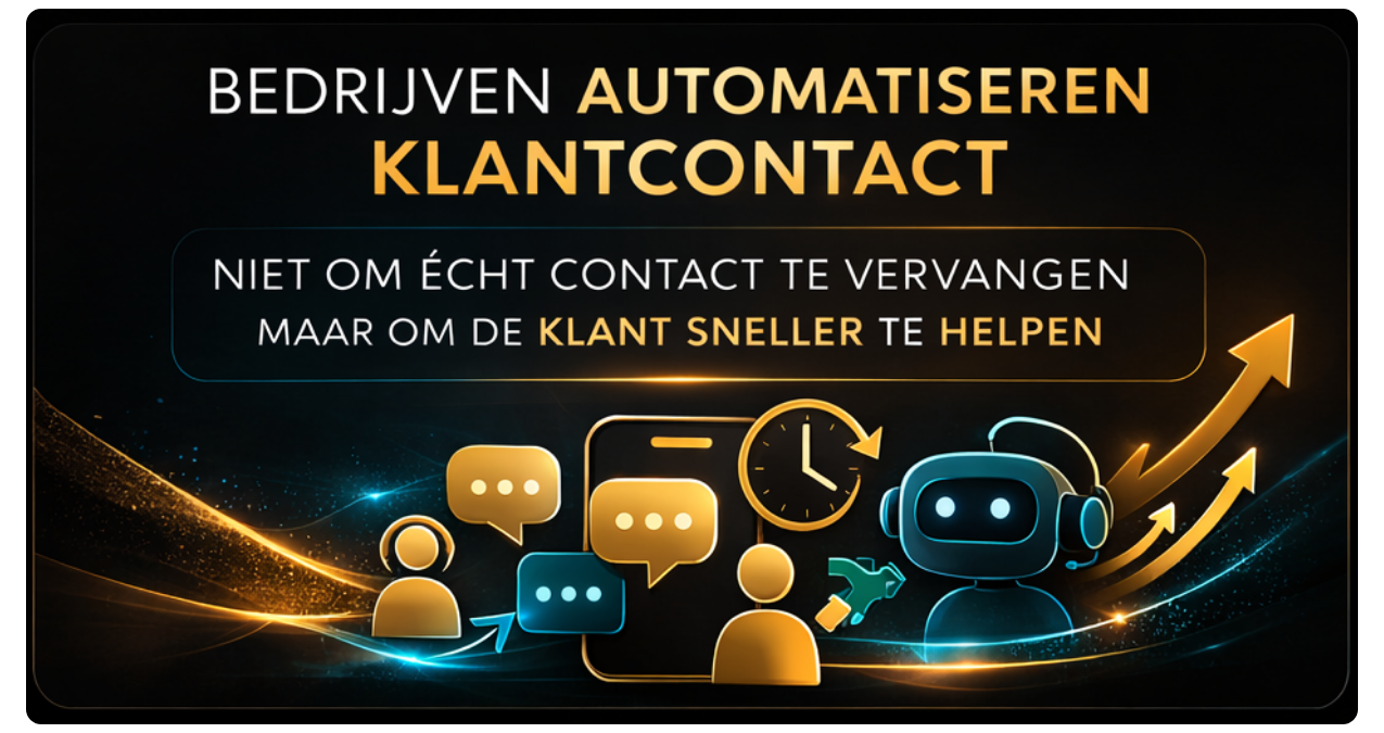 Klantcontact automatiseren CW Infinity Marketing