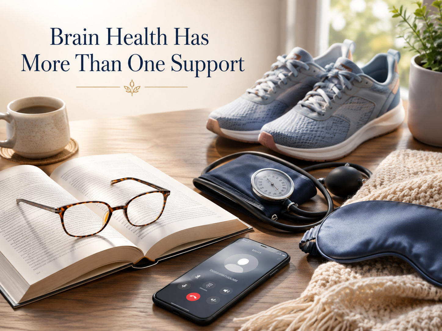 Everyday factors including movement, sleep, learning, cardiovascular health, and social connection that may support cognitive health. Everyday factors including movement, sleep, learning, cardiovascular health, and social connection that may support cognitive health.