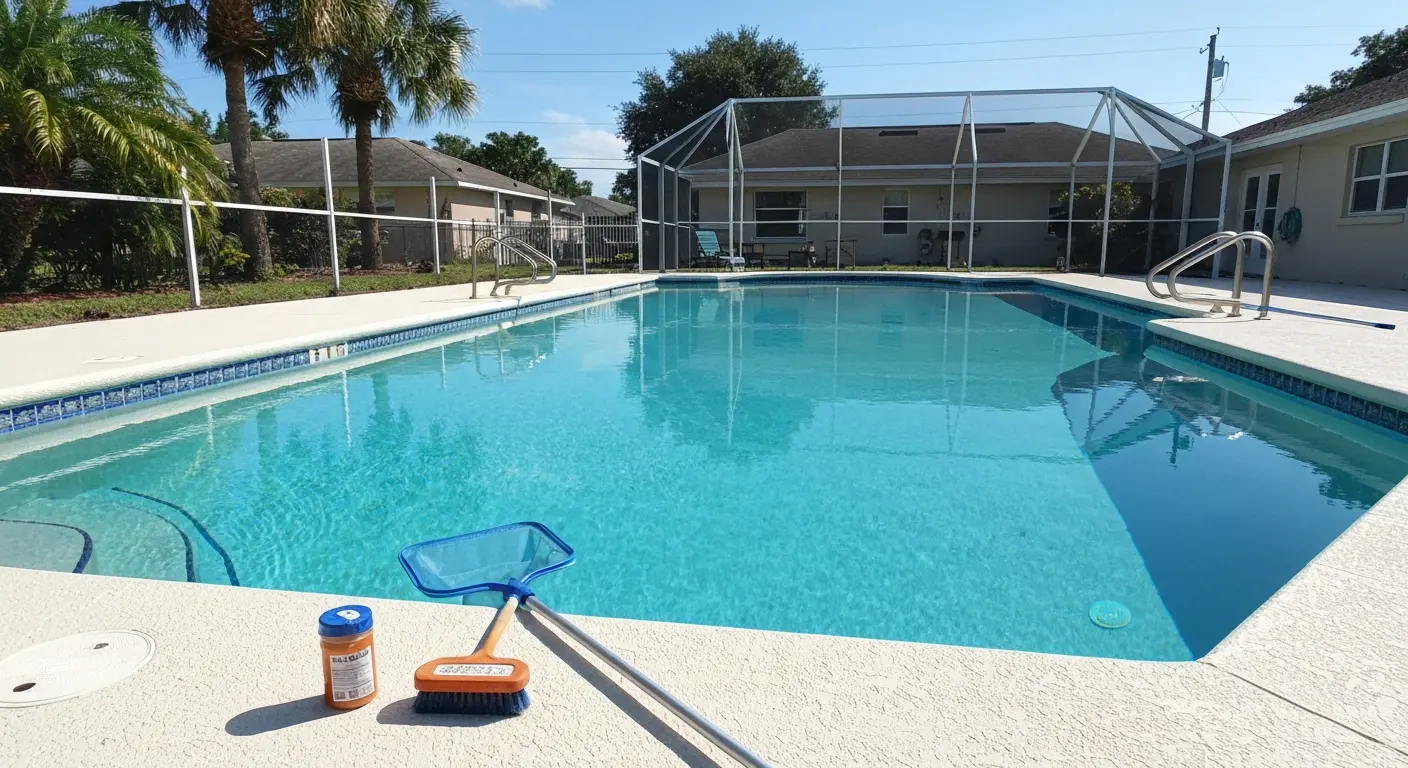 Pool cleaning service