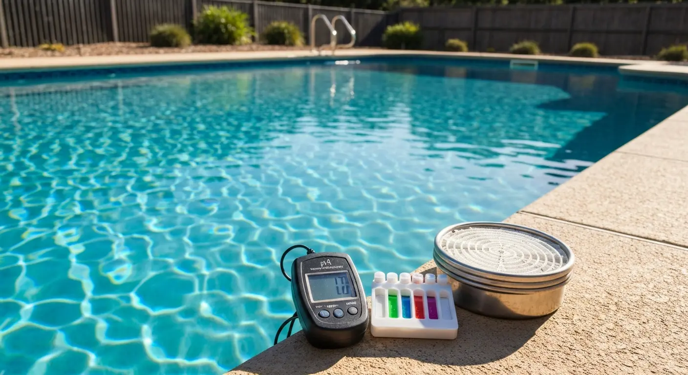 Pool chemistry balancing