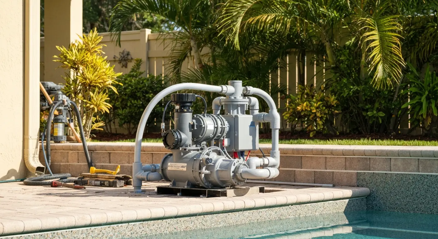 New pool pump installation