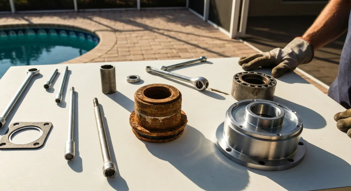 Pool pump repair service