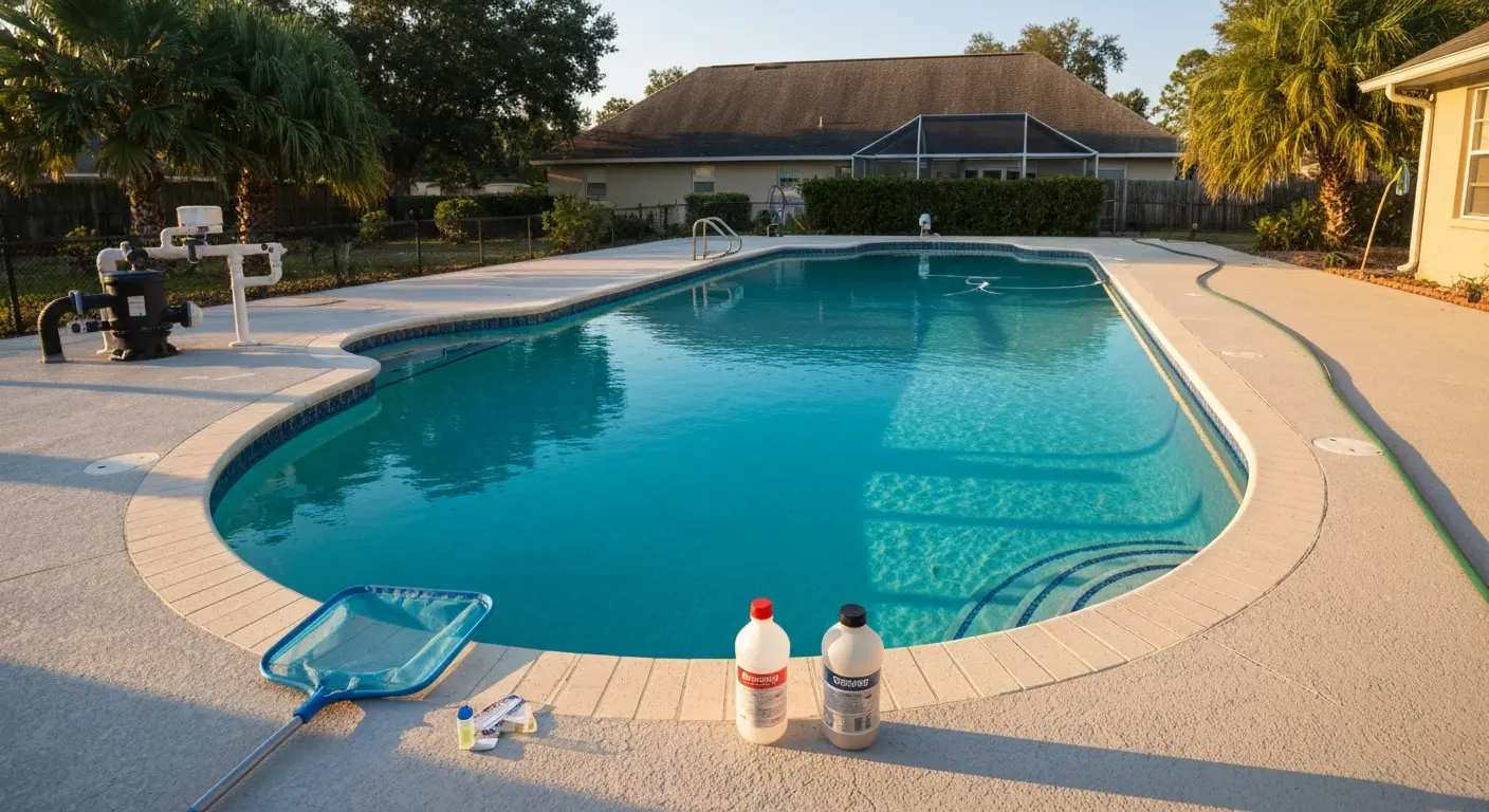 Green pool restoration in Winter Springs