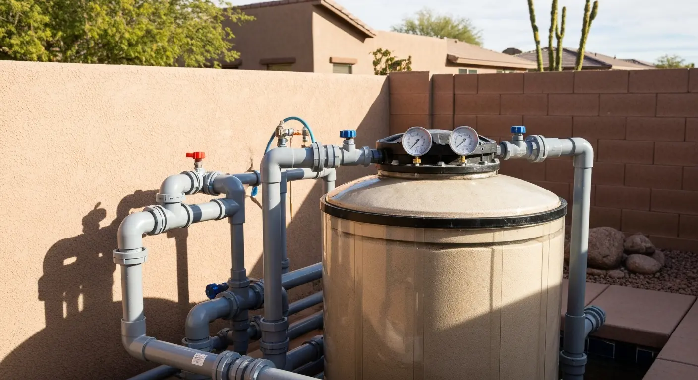 Sand filter backwash service