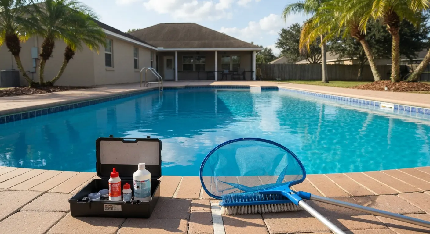 Algae treatment service