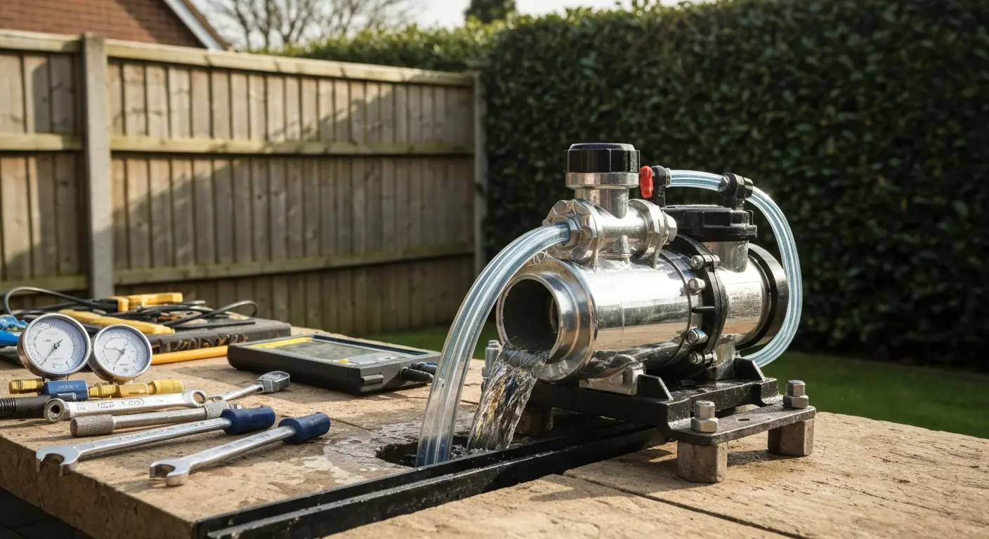 Pool pump repair work
