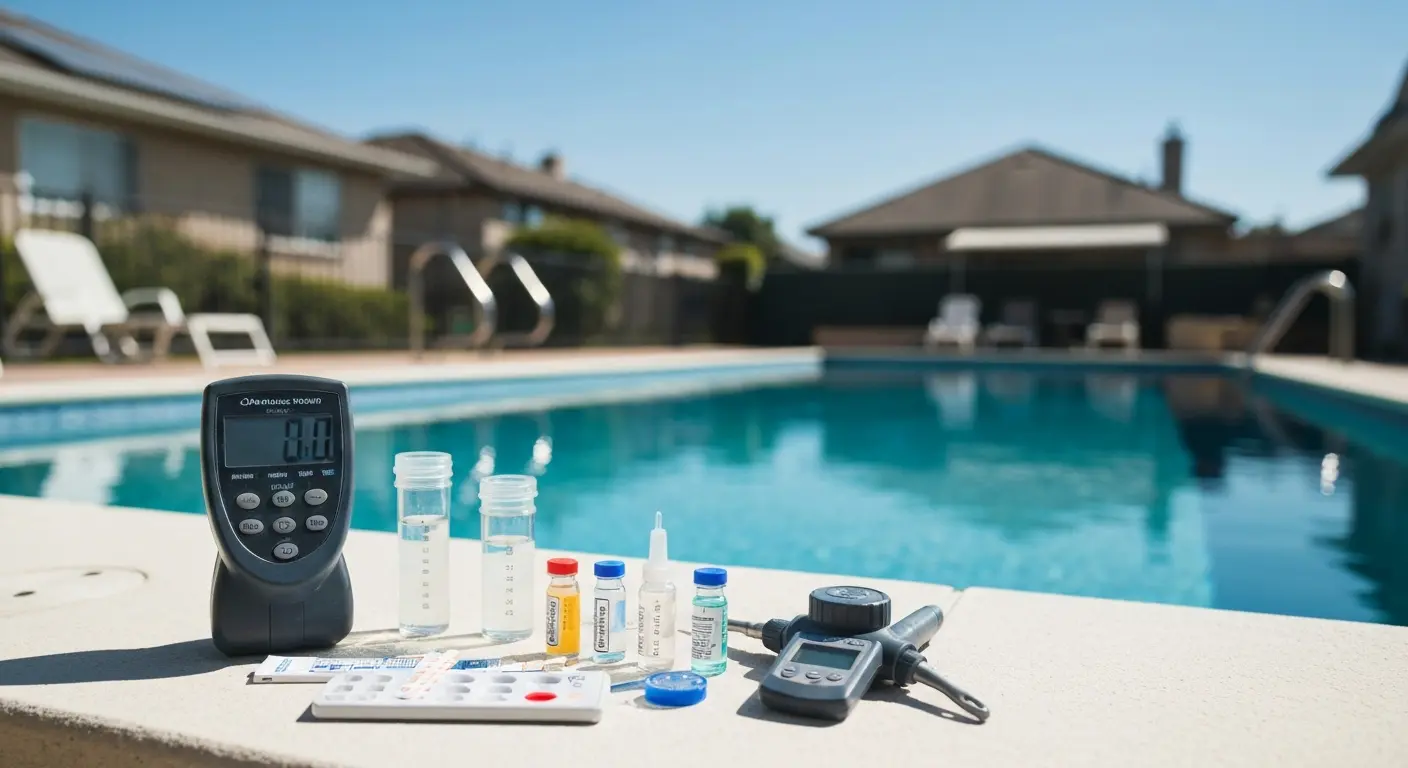 Pool chemical testing