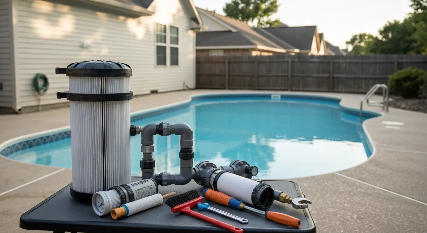 Pool filter maintenance