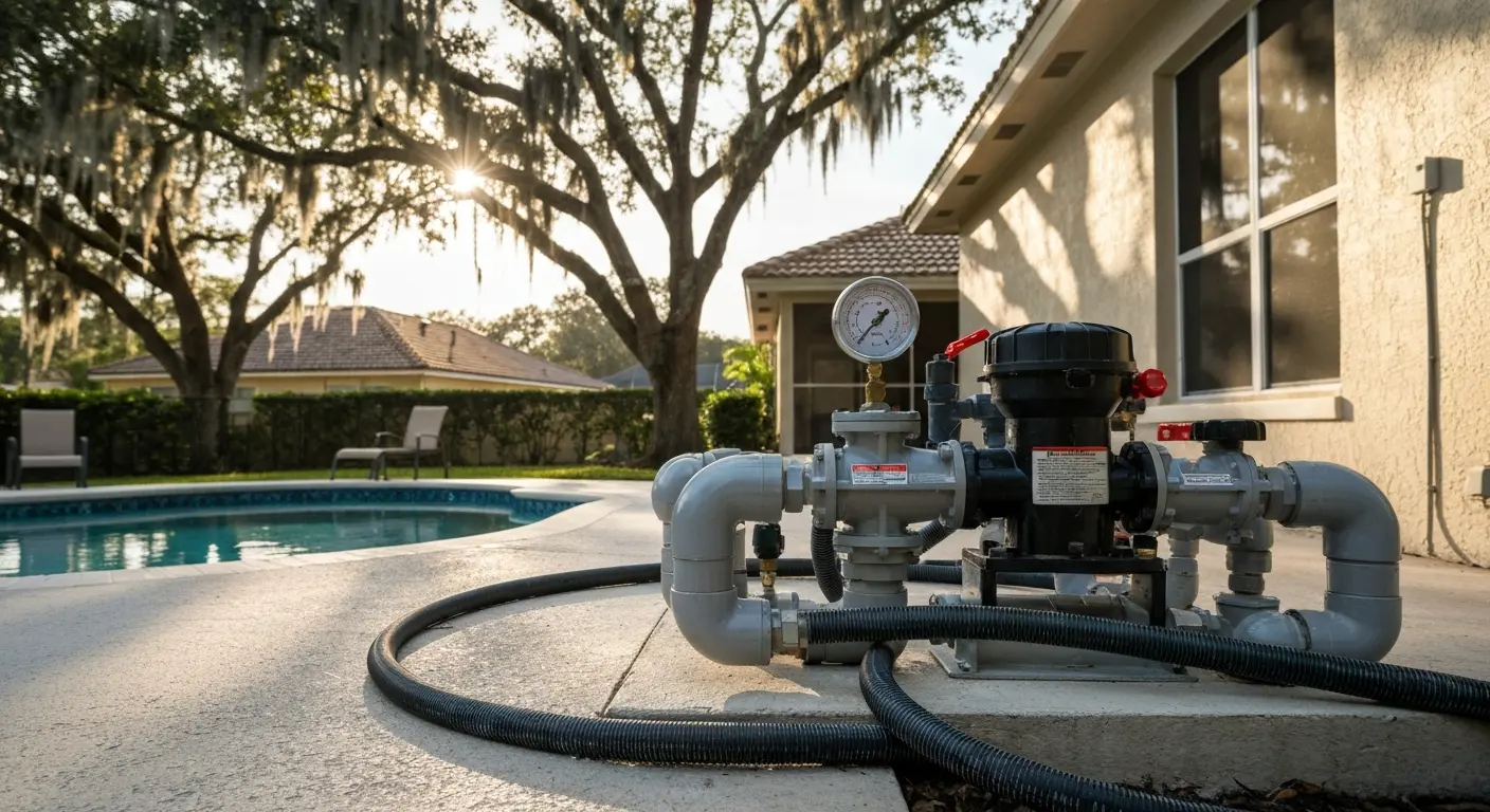 Pool equipment inspection and maintenance