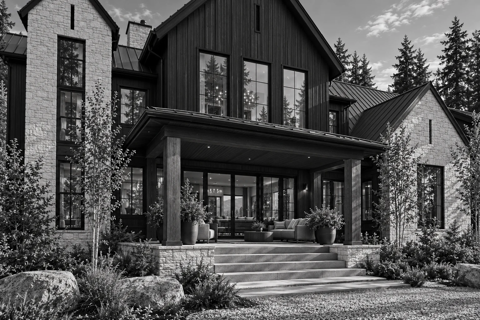 The Engelmann — rear outdoor living concept study