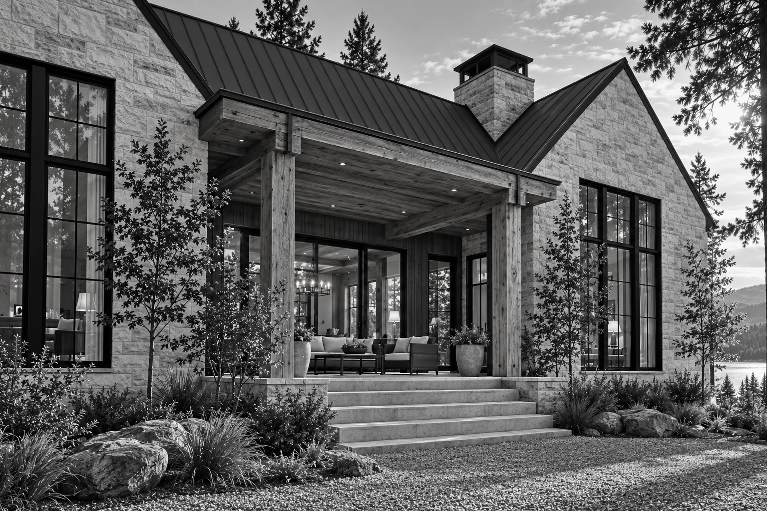 The Hawthorn — rear outdoor living concept study