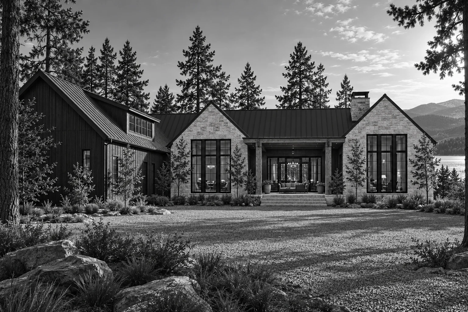 The Hawthorn — rear elevation concept study