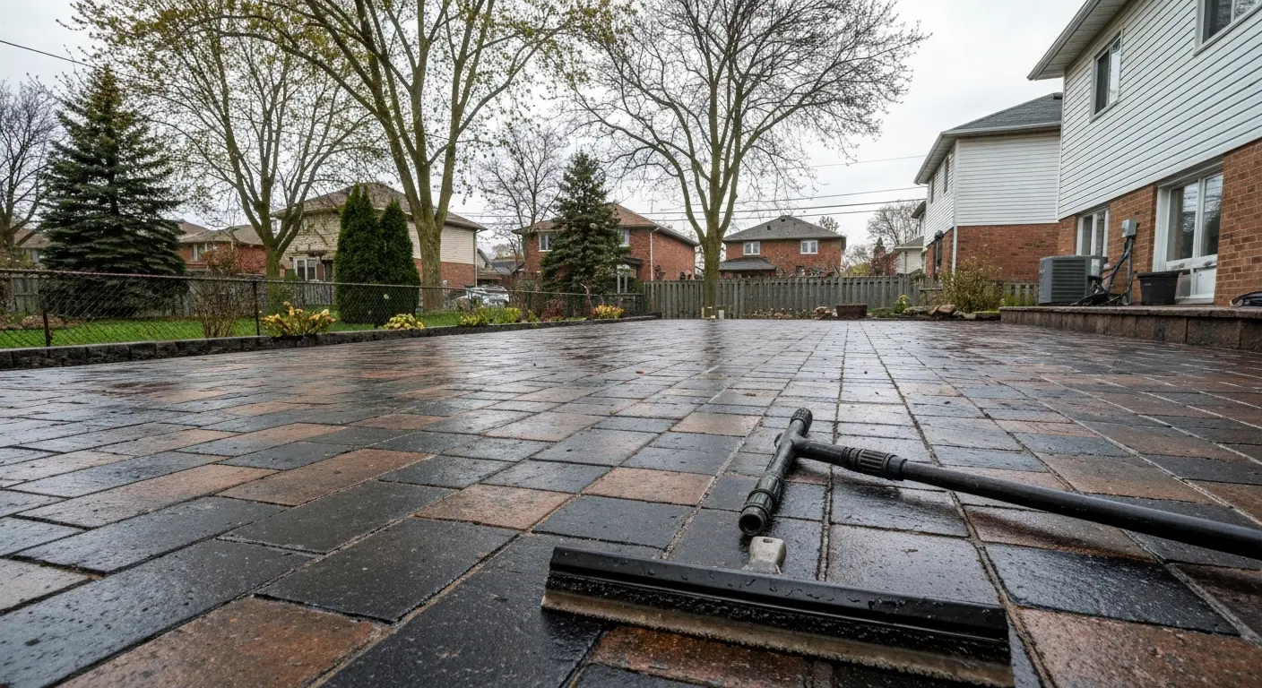 Interlock paver sealing