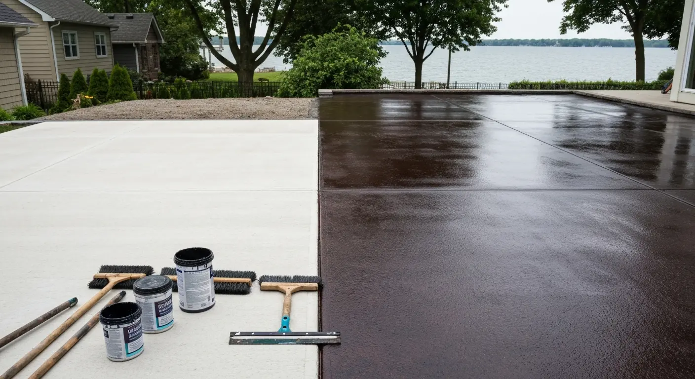 Patio sealing project