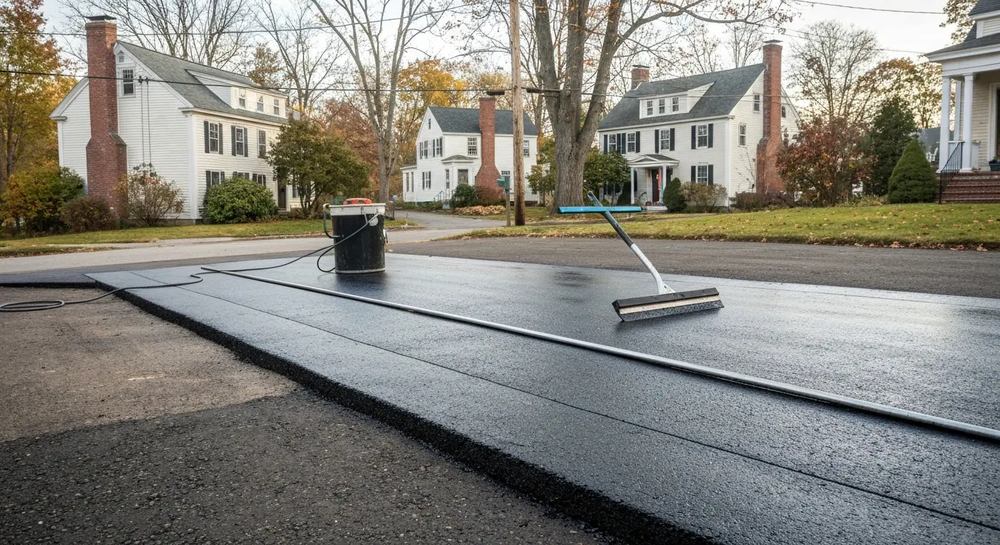 Driveway sealing project