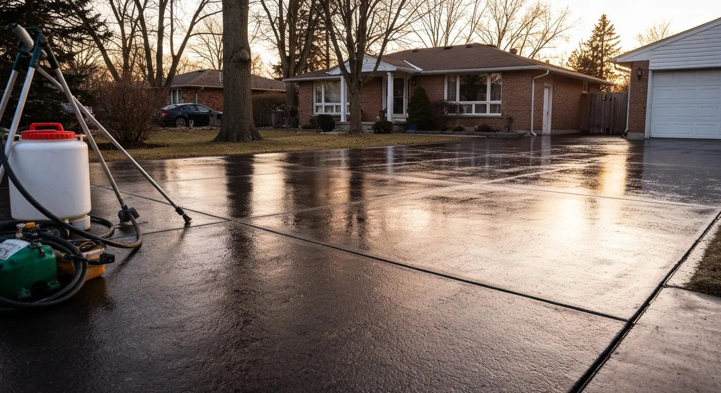 Concrete sealing service in Burlington